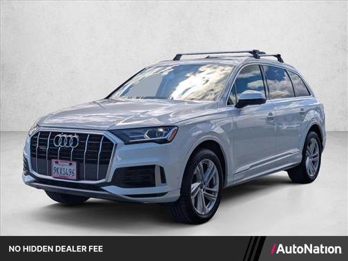Carrara White 2021 Audi Q7 55 Premium Plus