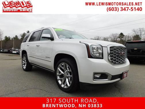 White Frost Tricoat 2019 GMC Yukon Denali
