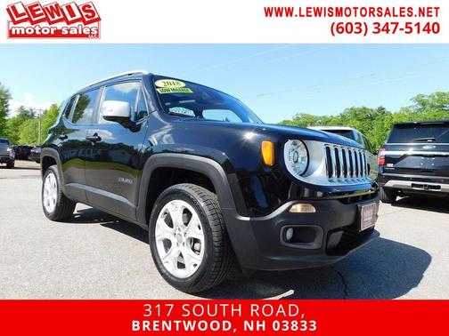Black 2018 Jeep Renegade Limited