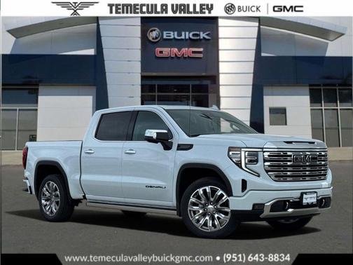 Glacier White Tricoat 2026 GMC Sierra 1500 Denali