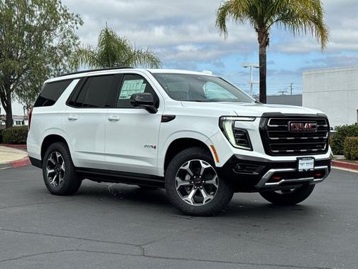 Summit White 2026 GMC Yukon 4WD AT4 Ultimate