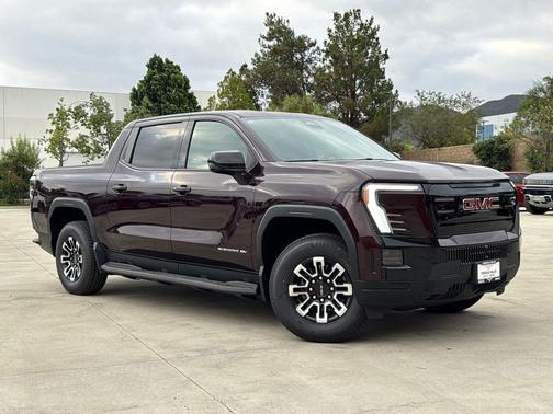 Dark Ember Metallic 2026 GMC Sierra EV Standard Range Elevation