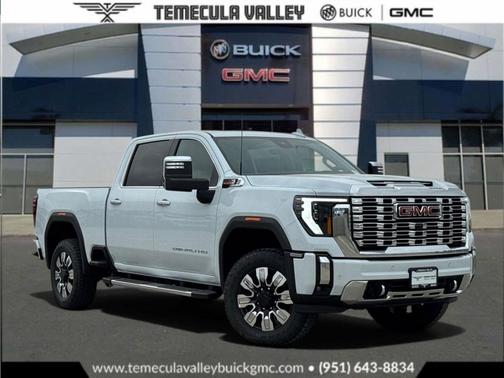 Glacier White Tricoat 2026 GMC Sierra 2500 Denali