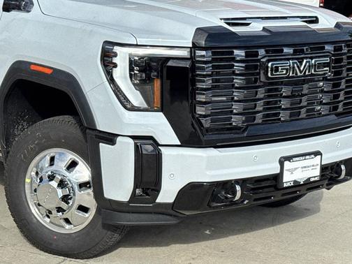 Glacier White Tricoat 2026 GMC Sierra 3500 Denali