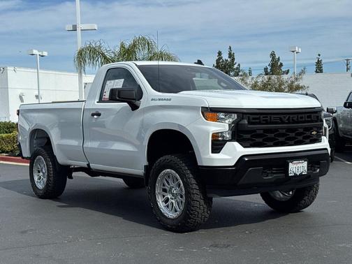 Summit White 2025 Chevrolet Silverado 1500 WT