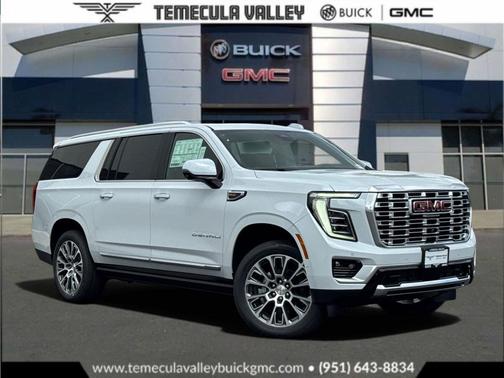 Glacier White Tricoat 2026 GMC Yukon XL Denali