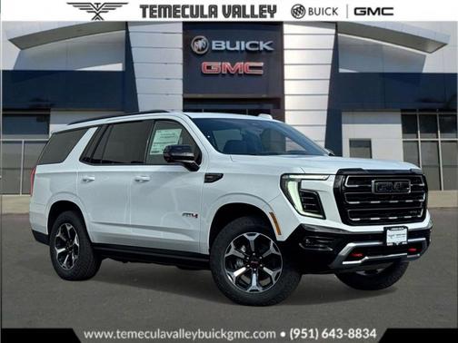 Summit White 2026 GMC Yukon 4WD AT4