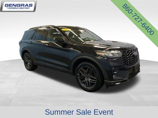 Black Metallic 2025 Ford Explorer ST-Line