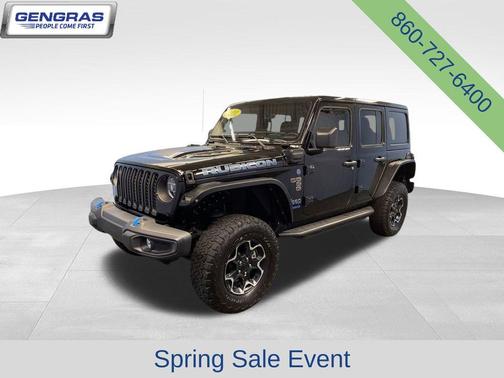 Black Clearcoat 2022 Jeep Wrangler Unlimited 4xe Rubicon