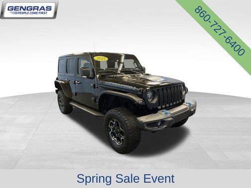 Black Clearcoat 2022 Jeep Wrangler Unlimited 4xe Rubicon