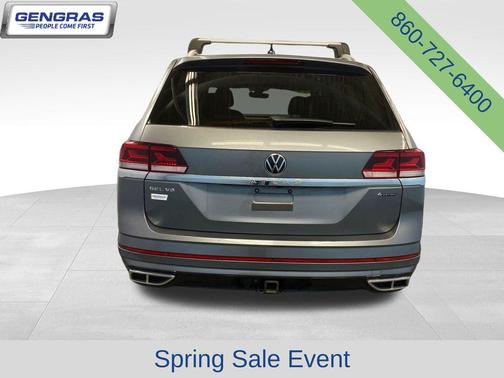 Platinum Gray Metallic 2023 Volkswagen Atlas 3.6L SEL Premium R-Line
