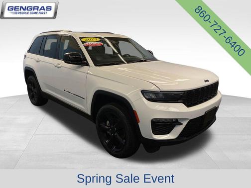 Bright White Clearcoat 2023 Jeep Grand Cherokee Limited