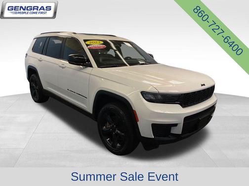 Bright White Clearcoat 2023 Jeep Grand Cherokee L Laredo