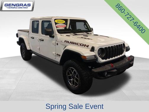 Bright White Clearcoat 2024 Jeep Gladiator Rubicon