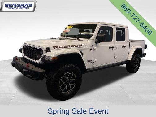 Bright White Clearcoat 2024 Jeep Gladiator Rubicon
