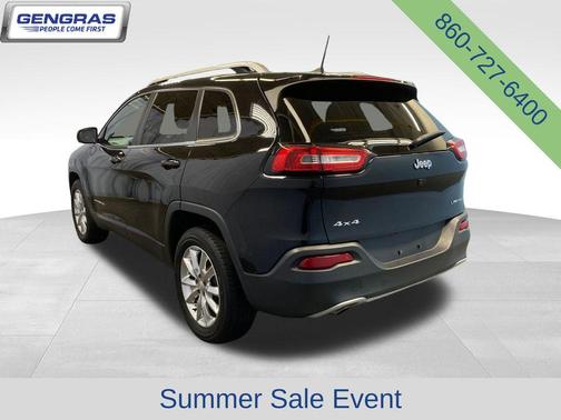Diamond Black 2017 Jeep Cherokee Limited