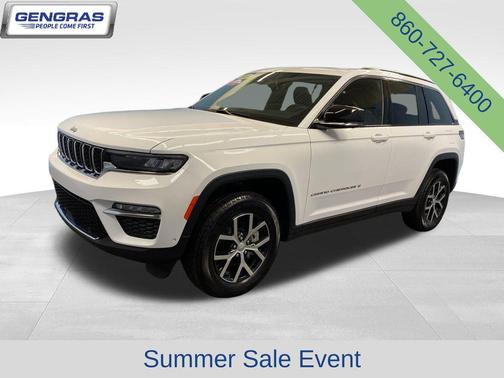 Bright White Clearcoat 2025 Jeep Grand Cherokee Limited