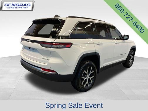 Bright White Clearcoat 2025 Jeep Grand Cherokee Limited