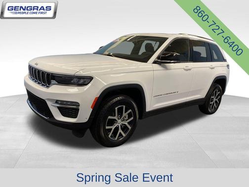 Bright White Clearcoat 2025 Jeep Grand Cherokee Limited