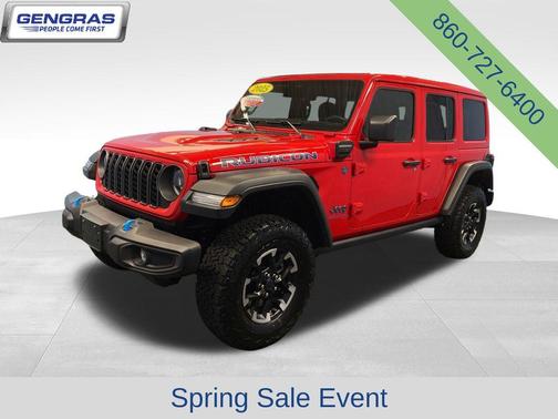Firecracker Red Clearcoat 2025 Jeep Wrangler 4xe Rubicon