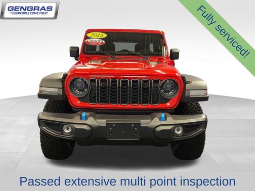Firecracker Red Clearcoat 2025 Jeep Wrangler 4xe Rubicon