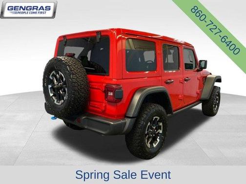 Firecracker Red Clearcoat 2025 Jeep Wrangler 4xe Rubicon