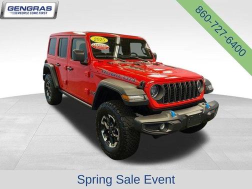 Firecracker Red Clearcoat 2025 Jeep Wrangler 4xe Rubicon
