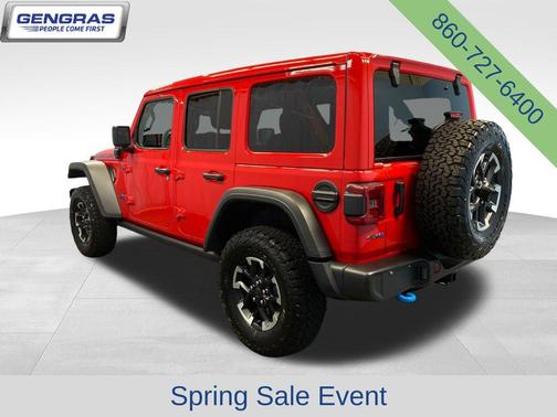 Firecracker Red Clearcoat 2025 Jeep Wrangler 4xe Rubicon