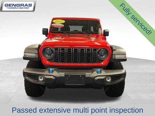 Firecracker Red Clearcoat 2025 Jeep Wrangler 4xe Rubicon