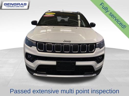 Bright White Clearcoat 2023 Jeep Compass Limited