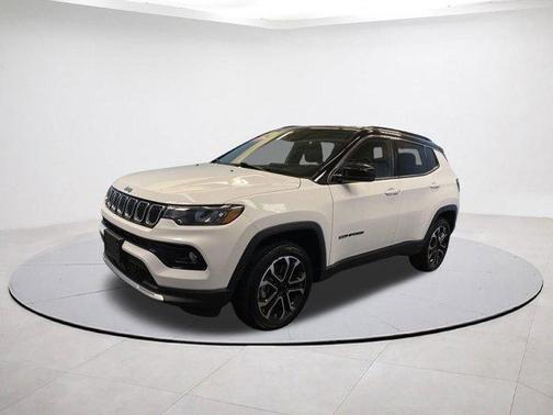 Bright White Clearcoat 2023 Jeep Compass Limited