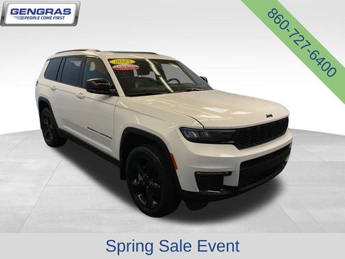 Bright White Clearcoat 2025 Jeep Grand Cherokee L Limited