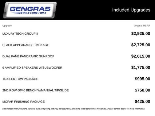 Bright White Clearcoat 2025 Jeep Grand Cherokee L Limited