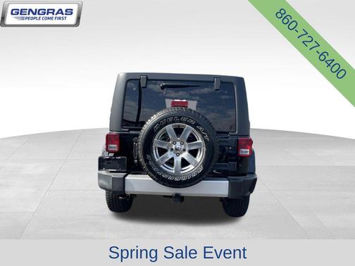 Black Clearcoat 2014 Jeep Wrangler Unlimited Sahara