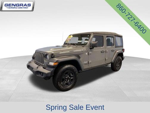 Sting Gray Clearcoat 2021 Jeep Wrangler Unlimited Sport