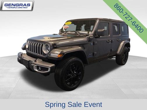 Granite Crystal Clearcoat Metallic 2025 Jeep Wrangler 4xe Sahara