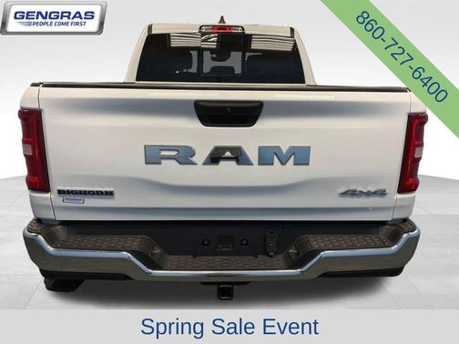 Bright White Clearcoat 2025 RAM 1500 Big Horn