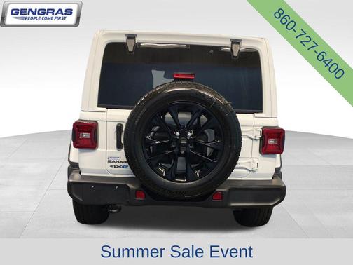 Bright White Clearcoat 2025 Jeep Wrangler 4xe Sahara