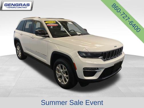 Bright White Clearcoat 2023 Jeep Grand Cherokee Limited