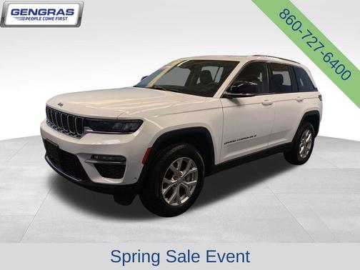 Bright White Clearcoat 2023 Jeep Grand Cherokee Limited