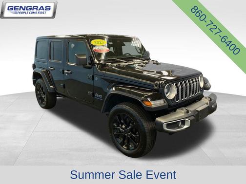 Black Clearcoat 2025 Jeep Wrangler 4xe Sahara