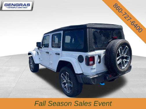 Bright White Clearcoat 2024 Jeep Wrangler 4xe Sport