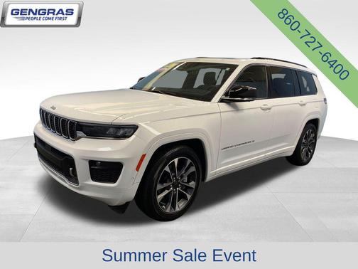 Bright White Clearcoat 2025 Jeep Grand Cherokee L Overland