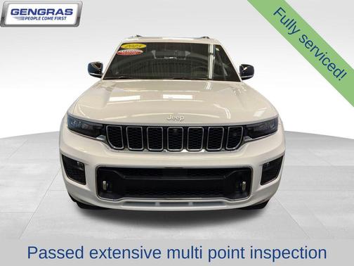 Bright White Clearcoat 2025 Jeep Grand Cherokee L Overland