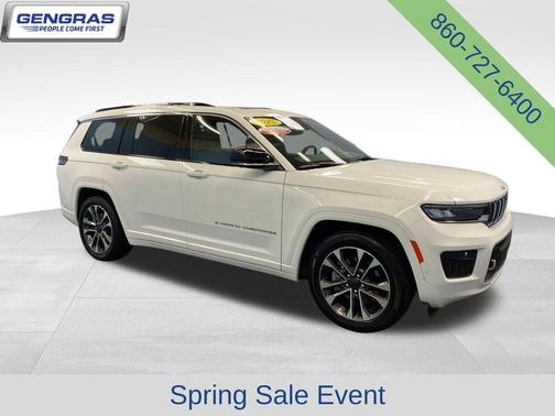 Bright White Clearcoat 2025 Jeep Grand Cherokee L Overland