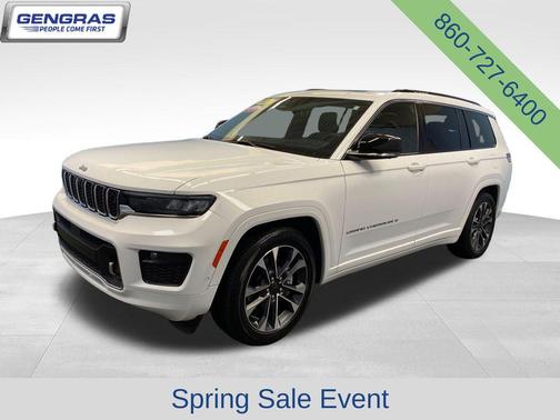 Bright White Clearcoat 2025 Jeep Grand Cherokee L Overland