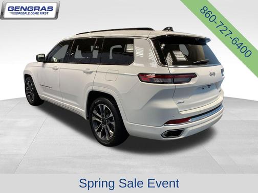 Bright White Clearcoat 2025 Jeep Grand Cherokee L Overland