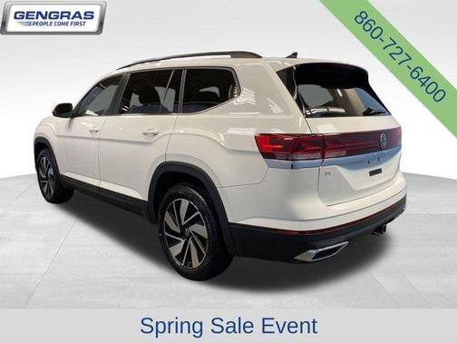 Pure White 2025 Volkswagen Atlas 2.0T SE