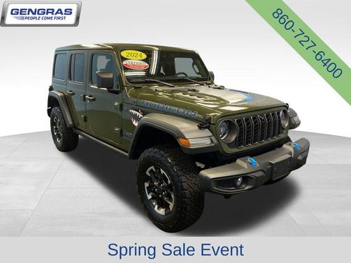 Sarge Green Clearcoat 2024 Jeep Wrangler 4xe Rubicon