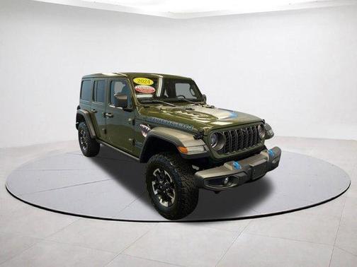 Sarge Green Clearcoat 2024 Jeep Wrangler 4xe Rubicon